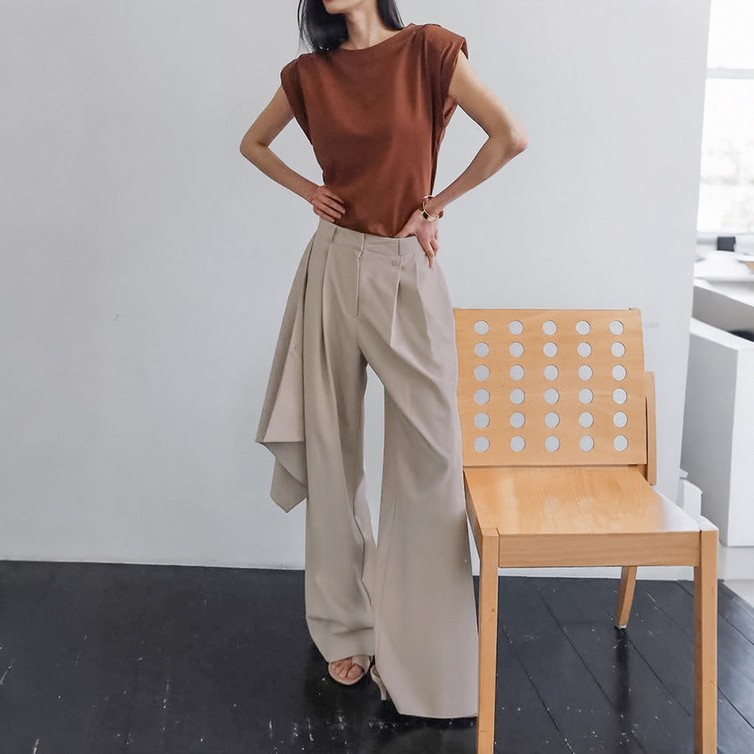 2026 New Design High-Waisted Slimming Casual Trousers for Women