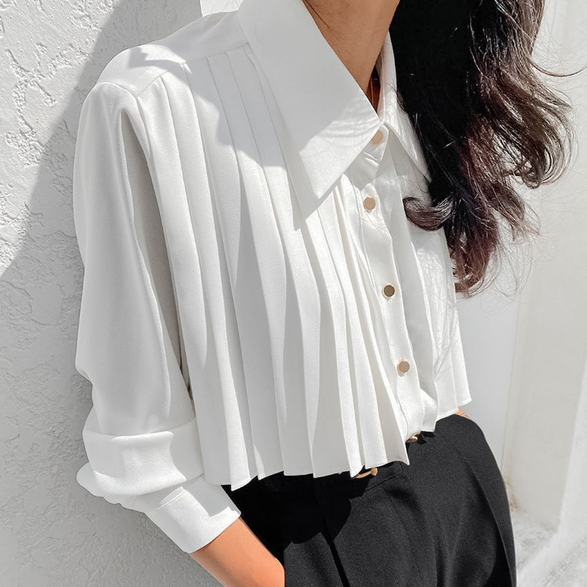 French-Style White Shirt for Women 2026