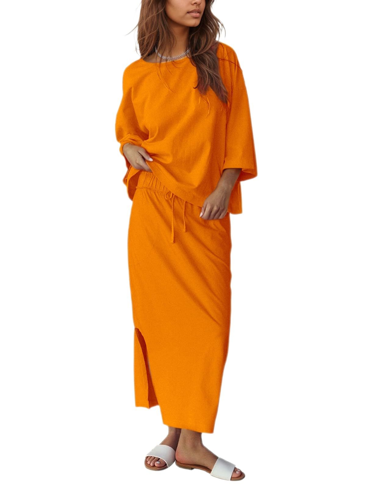 New Black-Trimmed Casual Women's Loungewear Set