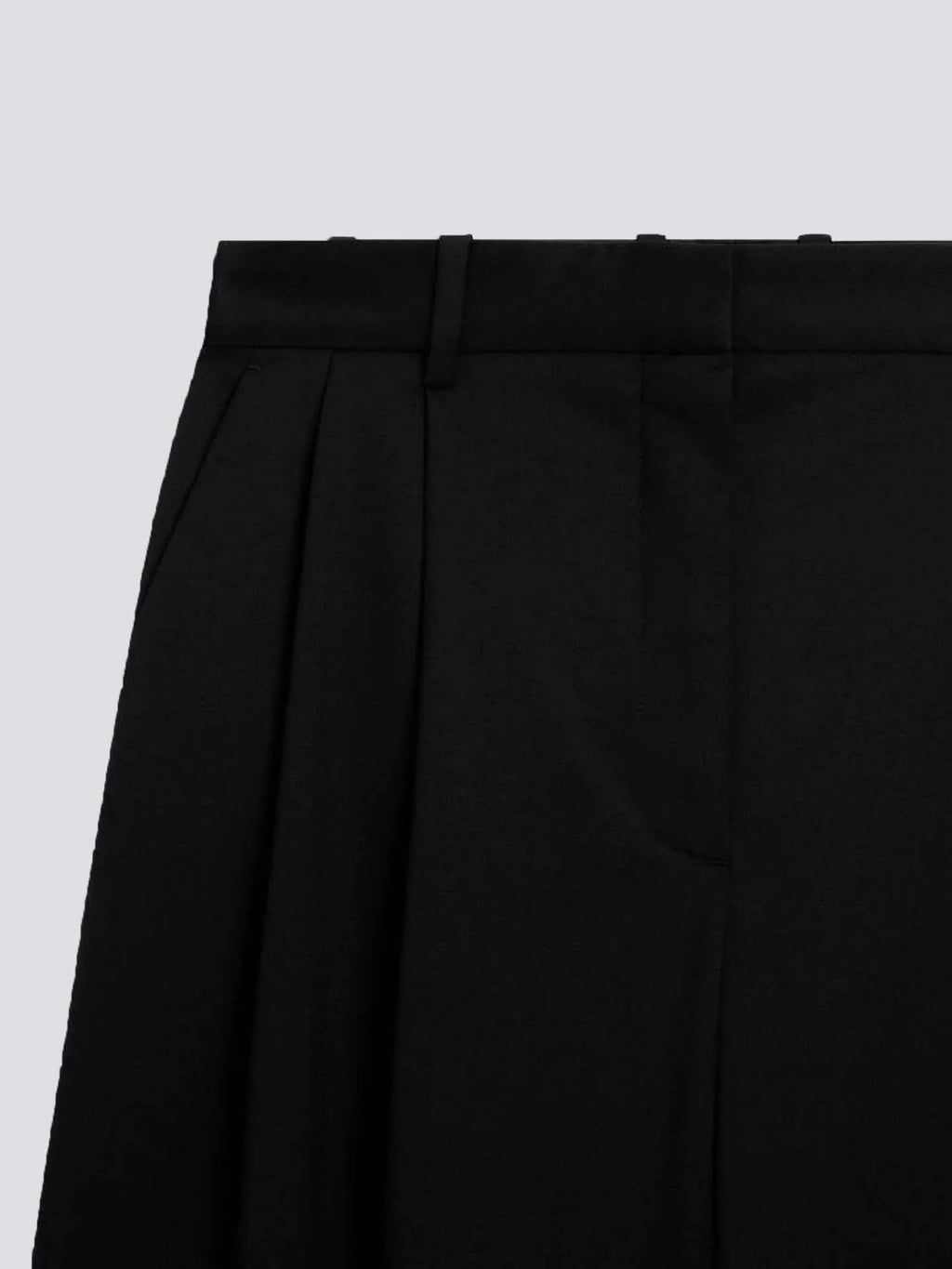 High-Quality Wool Imitation New Style Black Suit Pants