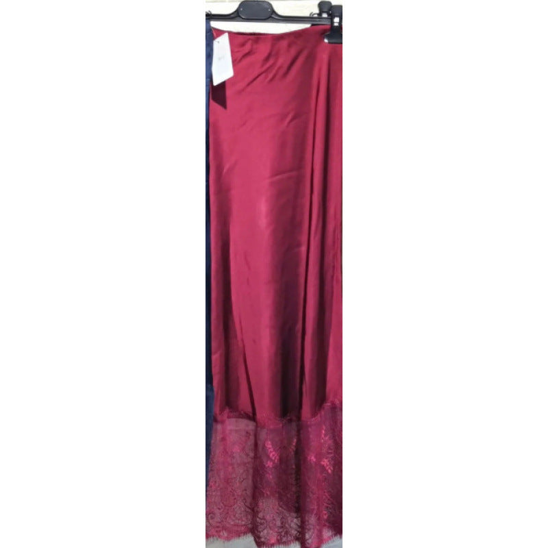 Seductive Solid-Color Skirt