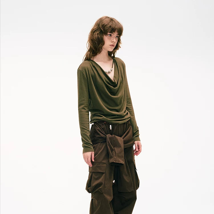 Beaded Design Stretch Long-Sleeve Base Layer