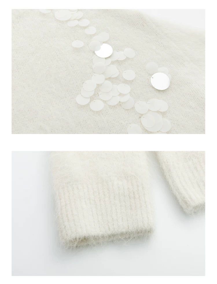 Women's Gray Alpaca Wool Knit Cardigan Jacket