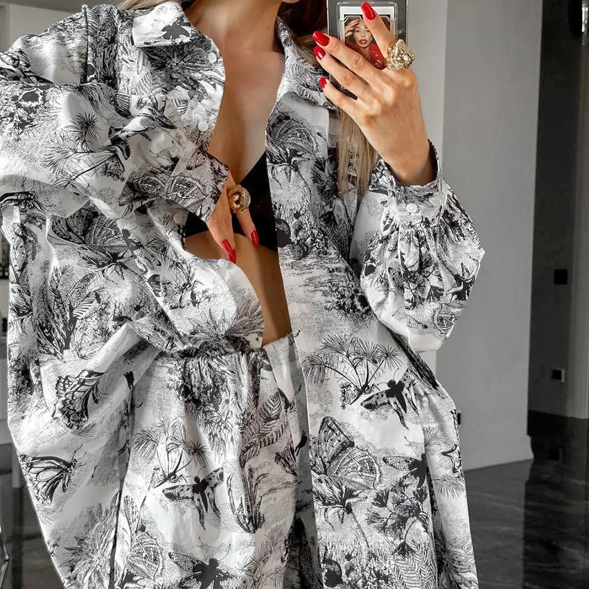 2026 Women's Shirt and Shorts Two-Piece Set