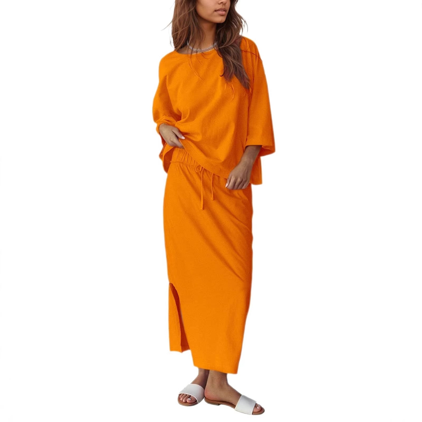 New Black-Trimmed Casual Women's Loungewear Set