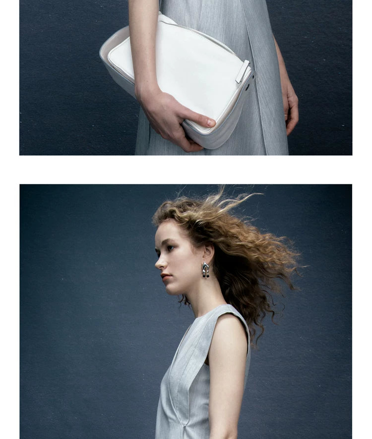 Niche Design Premium-Feel Waist-Defining Sleeveless Dress for Summer