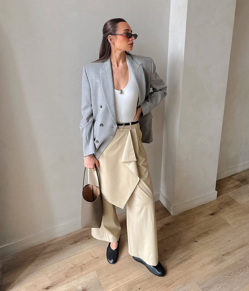 2026 New Design High-Waisted Slimming Casual Trousers for Women