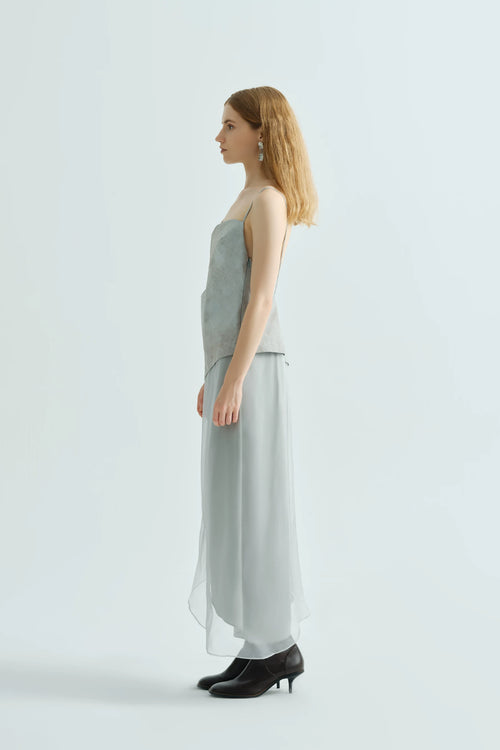 Asymmetrical Textured Soft Backless Strapless Patchwork Dress