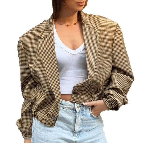 2026 Loose-Fit Short Blazer for Women