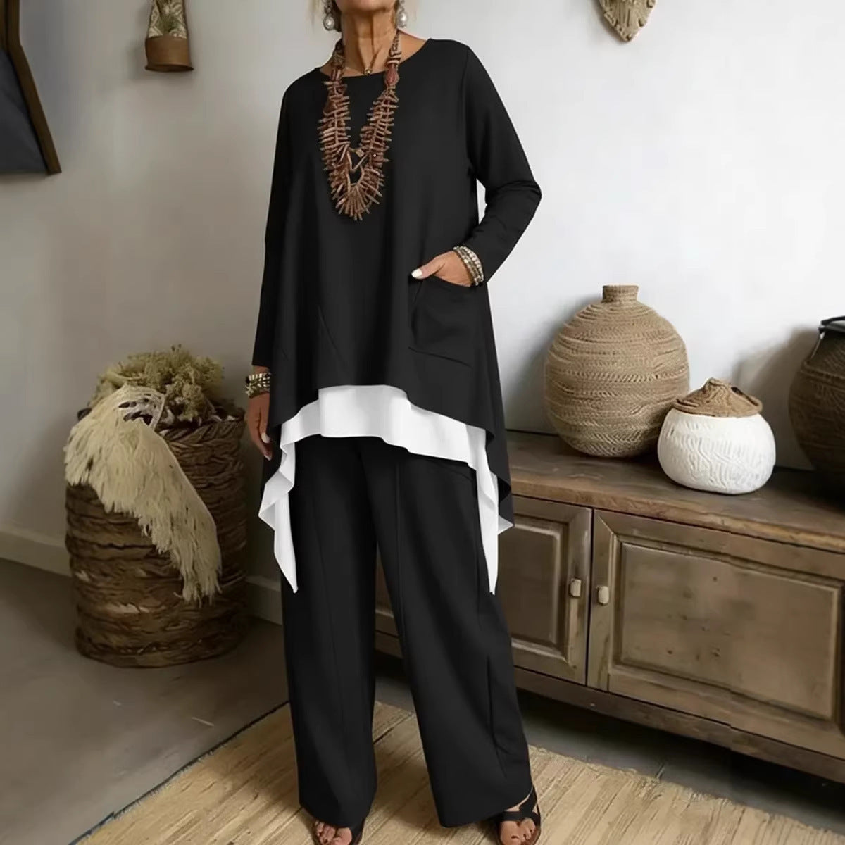 Women's Fashionable Casual 2-Piece Set