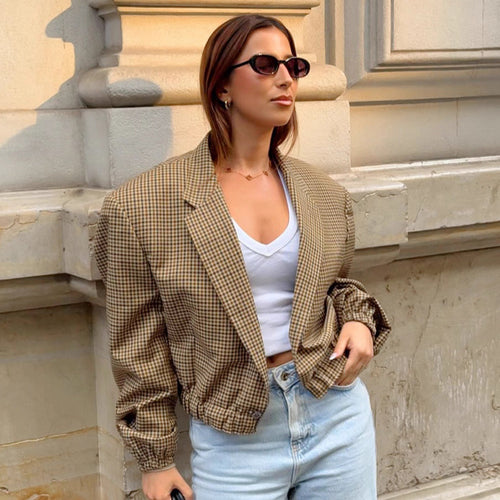 2026 Loose-Fit Short Blazer for Women