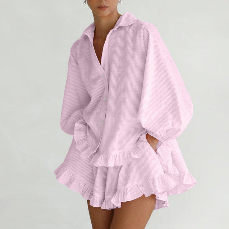 Casual Shorts Two-Piece Set