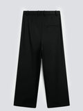 High-Quality Wool Imitation New Style Black Suit Pants