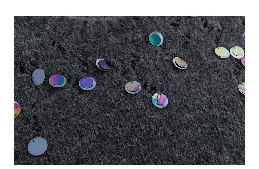 Women's Gray Alpaca Wool Knit Cardigan Jacket