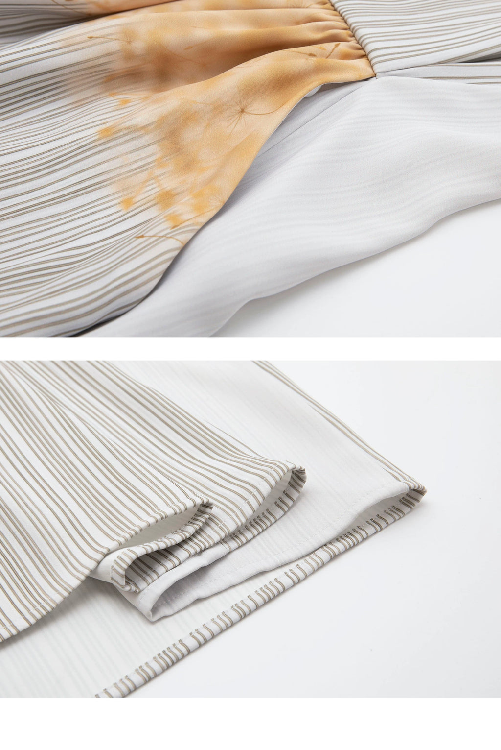 Women's Summer New Sleeveless Elegant Long Dress Striped Print Dress